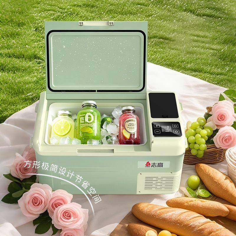 车载冰箱车家两用压制缩机冷冷12V24V2汽20冻v71车货车冰柜双温