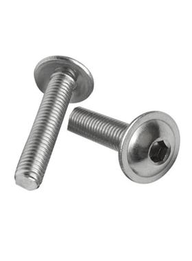 I平SO7380-2圆头内六角垫螺304不锈钢扁圆SOK头盘带头带介丝机螺