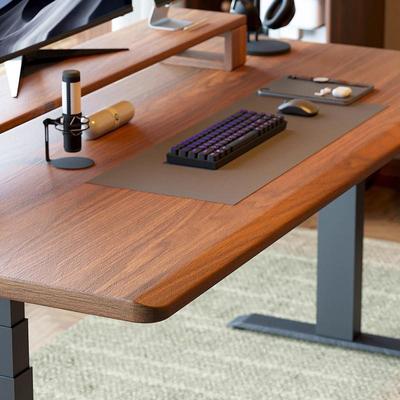 中古古风实电脑木桌电动升降186桌桌北复美黑胡桃木书家用学习办