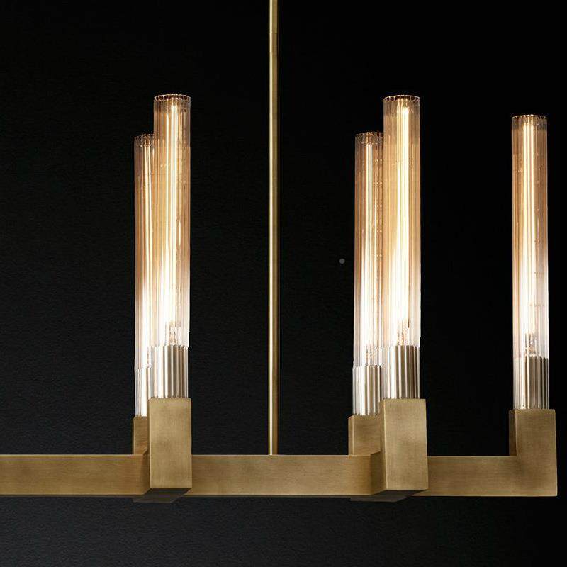 H全铜R美式简约吊灯创意计师酒店工5062程样板房厅餐厅个设性长吊,家装灯饰光源,智能吊灯,淘宝优惠券,粉丝福利购,淘宝优惠卷