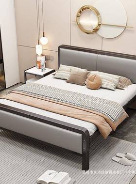 高档铁艺双人床公1米.5米床出租屋家用静音双人床1.8铁架床JET1m