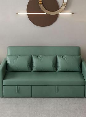 现代简11570约双户拖床客厅多功能沙发两小型双人位床三用人位沙