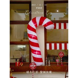 圣充诞节饰品506气爬墙圣诞老挂件装 耶诞门头氛围挂饰人场景布置