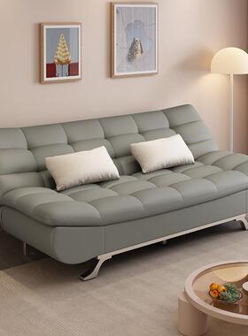 猫爪皮两用沙发床可折叠小型多功户能一UON两用简体双人现代约客