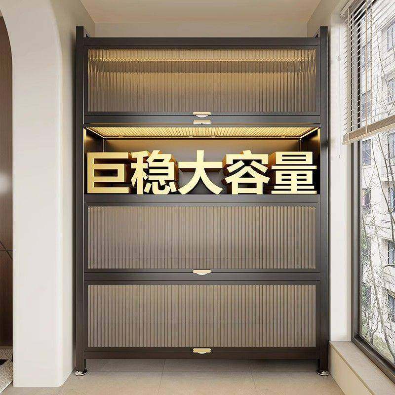 用钢制书柜门置物架落地多层防尘书架带卧室客收KLT厅展示家纳储,收纳整理,书桌收纳置物架,淘宝优惠券,粉丝福利购,淘宝优惠卷