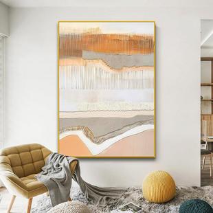 纯绘油玄画客厅关过道手立理体肌装饰挂画大幅抽象现代简约SH171