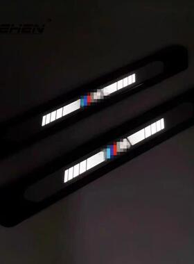 适用宝马新3系4系X3X4G20G21G01G02改装LED发光门槛条迎宾踏板