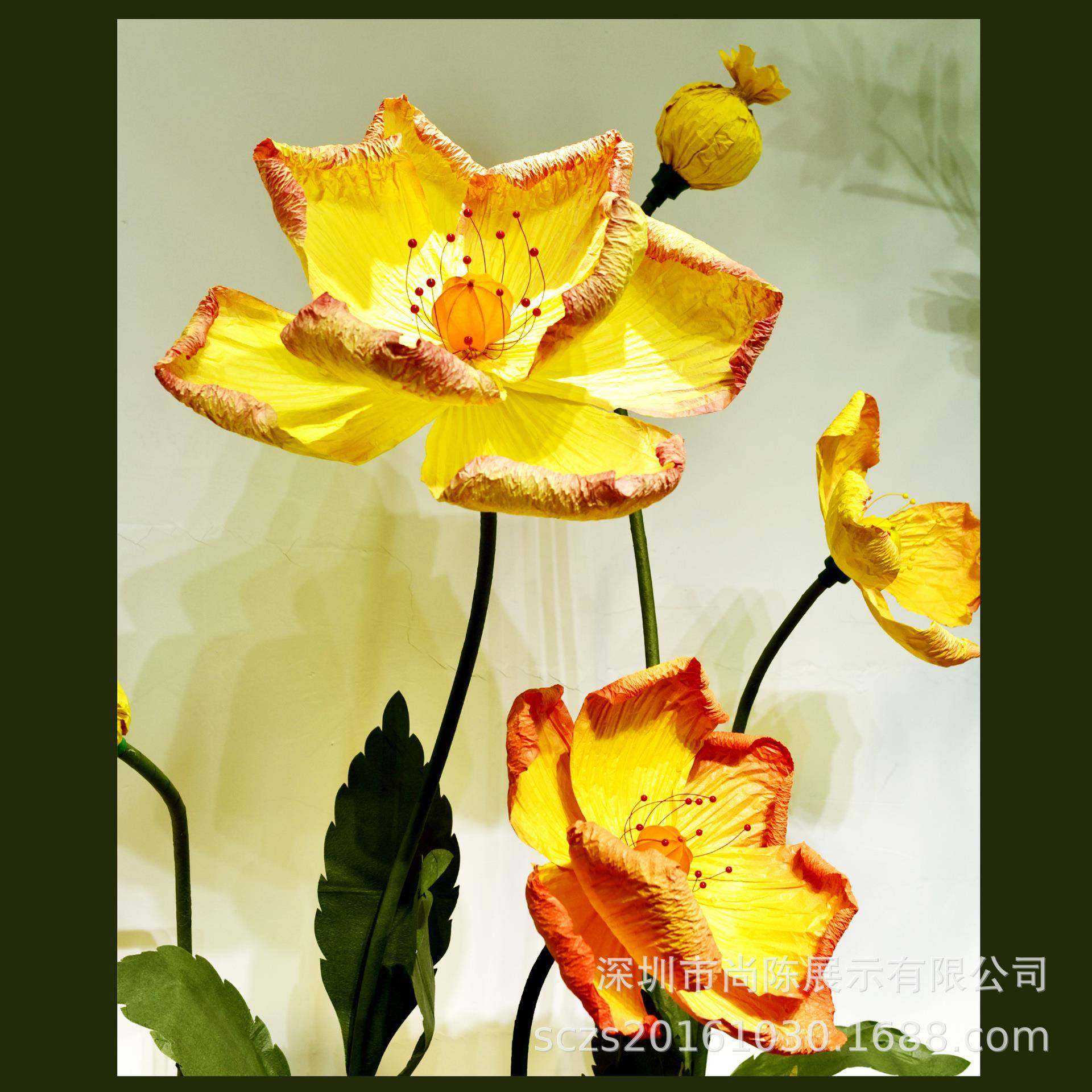 春季主题手工纸艺绿植橱窗装饰商场展会舞台场景布置落地艺术纸花,纺织面料/辅料/配套,纺织机械配件,淘宝优惠券,粉丝福利购,淘宝优惠卷