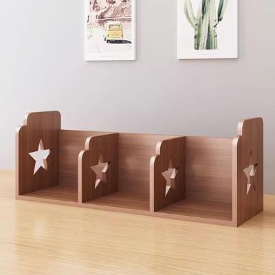 实木书架桌面书立儿童家用桌上小型书柜整理架书桌书本收纳置物架