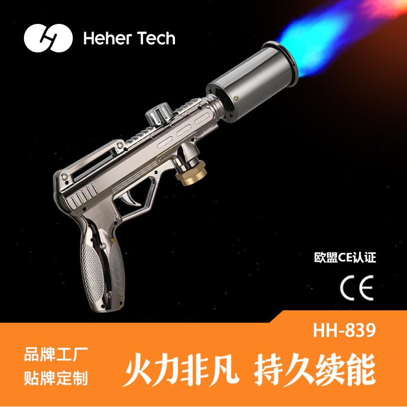 合和美式不锈钢超大口径专用螺纹喷枪户外烧烤牛排喷火枪