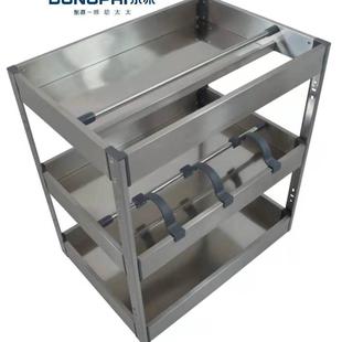 东派-不锈钢拉篮厨房橱柜置物架抽屉功能碗碟架篮储物推拉式