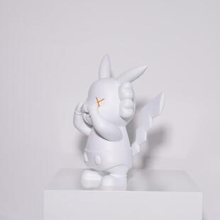 现代轻奢卡通抽象树脂人物雕塑摆件售楼处酒店样板间家居人偶饰品