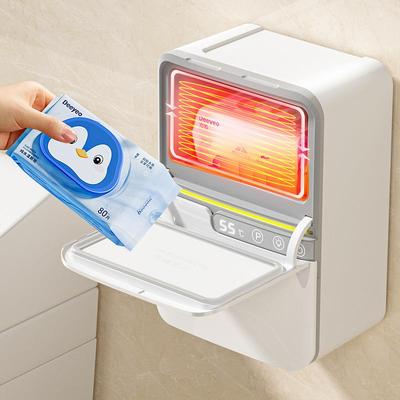 USB湿厕纸加热器壁挂式婴儿湿纸巾恒温盒保湿温热神器免打孔
