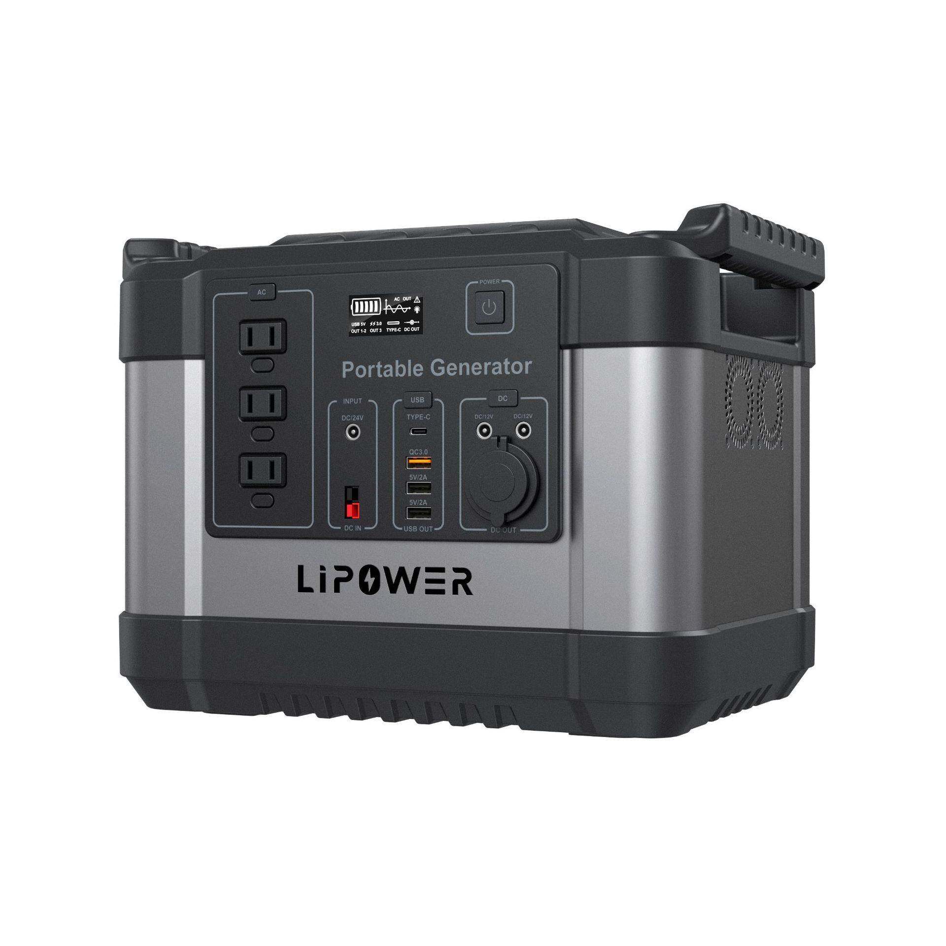 户外露营夜市摆摊移动备用供电电源太阳能系统发电机AC直销