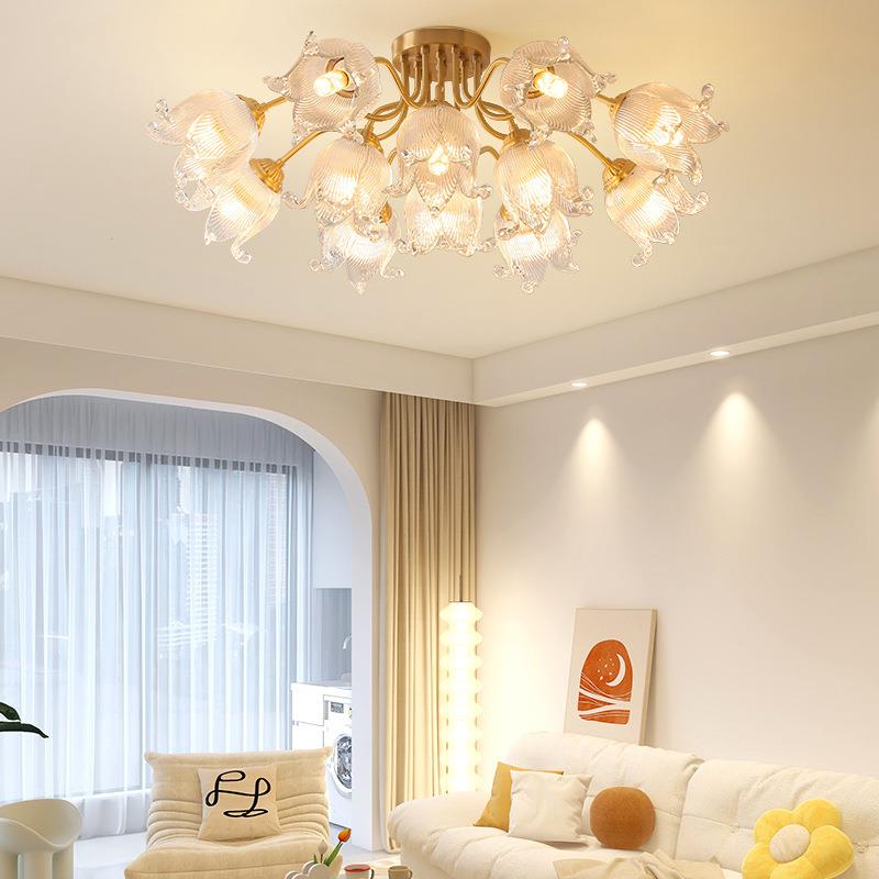 客厅灯led吸顶灯现代简约大气卧室灯美式轻奢吸顶客厅主卧灯具