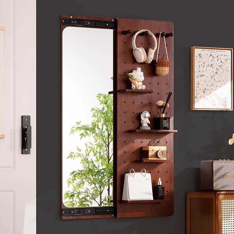实木洞洞板穿衣镜隐藏式推拉可关闭全身镜子壁挂墙玄关试衣镜家用,节庆用品/礼品,新娘配件,淘宝优惠券,粉丝福利购,淘宝优惠卷