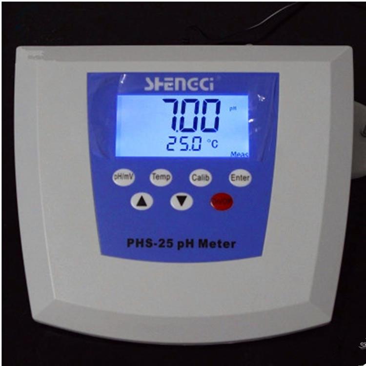PHS-25酸度计实验室PH计±0.05pH误差台式酸度计