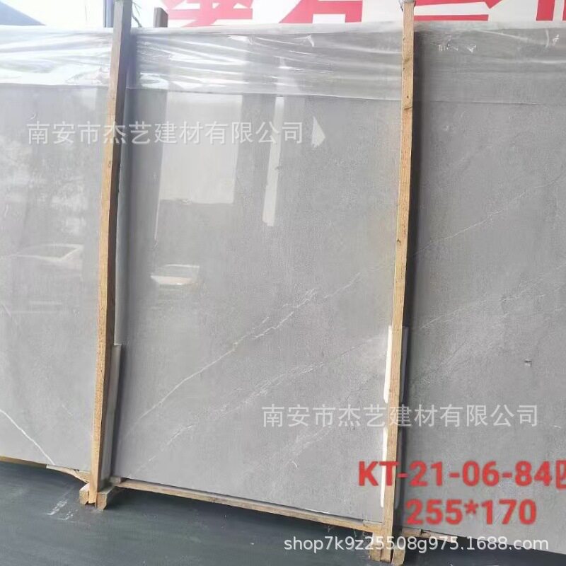 灰姑娘天然大理石材酒店别墅背景台面地板加工批发灰色窗台台面板