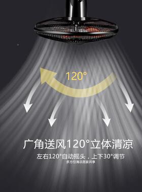 钻石牌电风扇壁扇家用控挂定时摇头遥风扇宿舍墙77371挂式扇拉绳