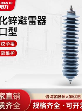 复合避雷器高压避雷器出Z口型氧化锌避雷HYV5器W-33K无间隙HY5WZ-