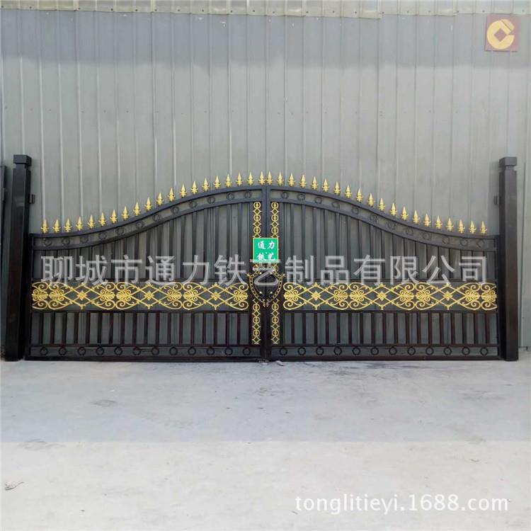 山东大门庭院门双开门别墅花园小区厂区大门