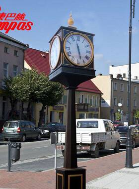 供应康巴丝户外街头精美景观钟园林景观大钟