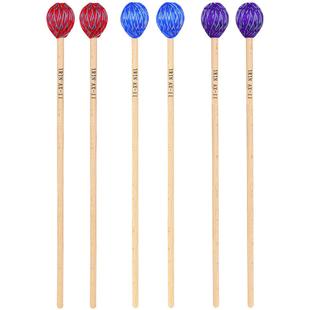 马林巴槌木琴琴槌缠毛线马林巴锤枫木杆馬林巴锤木琴锤鼓打击鼓棒