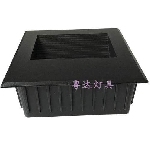 墙角灯外壳LED5w方形侧发光地脚灯装饰灯嵌入式台阶灯外壳套件