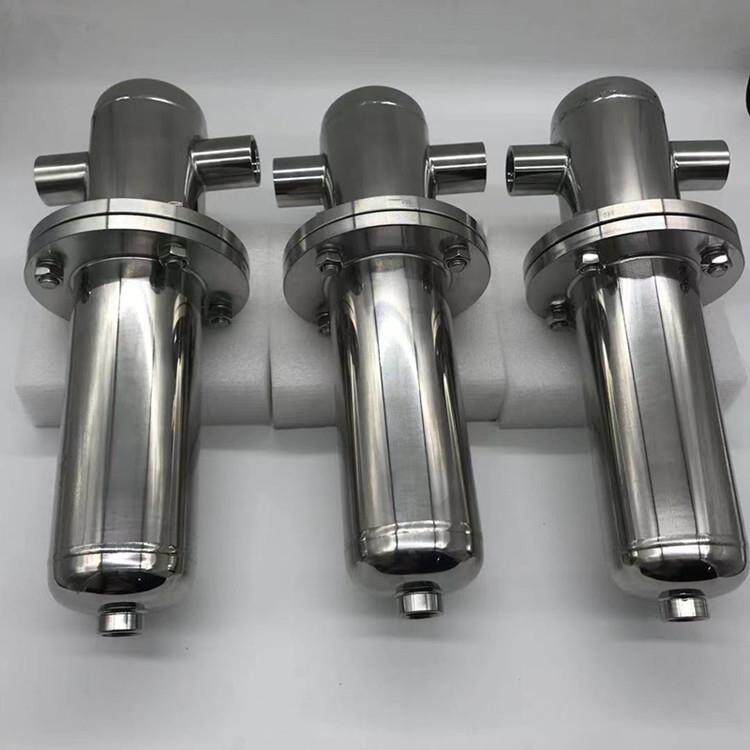 304不锈钢3立方过滤器压缩空气水分离器离心式