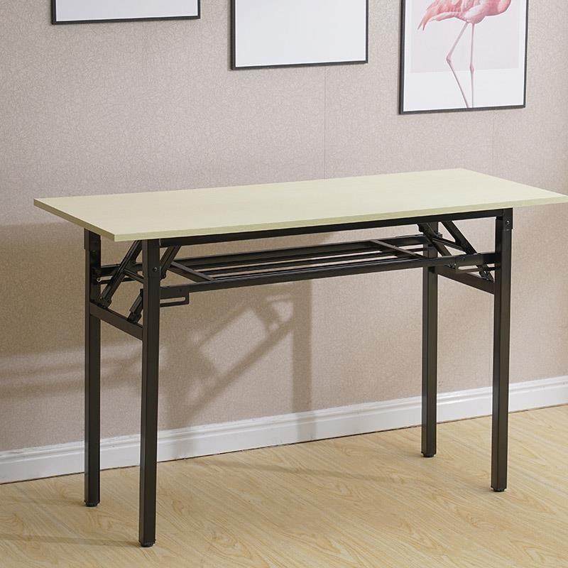 高1米长方形桌子易折叠桌家用长条桌2会议桌欧式摆摊培训桌1电脑