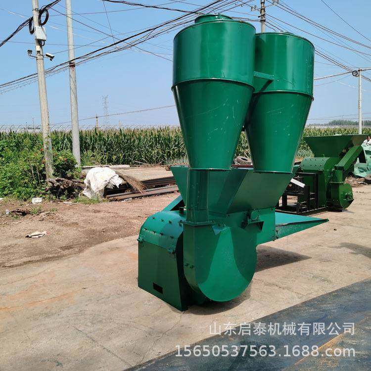 启泰自动拨料粉糠机花生秧花生壳粉碎机沙克龙除尘秸秆粉糠机,农机/农具/农膜,其它农用工具,淘宝优惠券,粉丝福利购,淘宝优惠卷