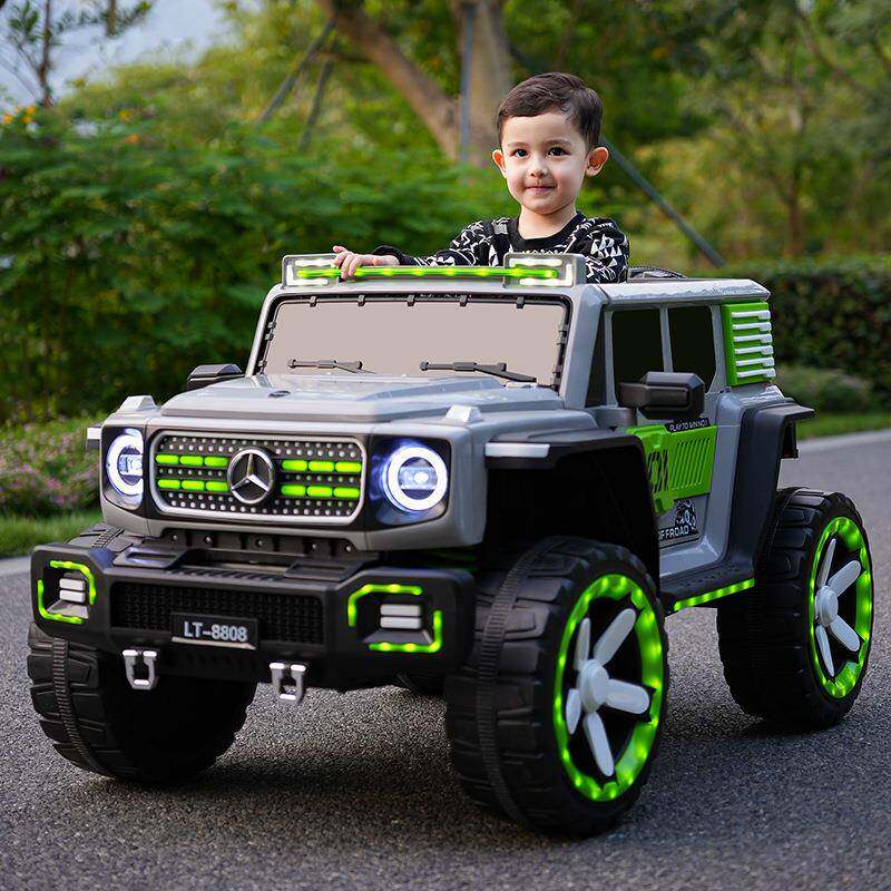 奔驰大g儿童电动四轮汽车越野车遥控男女宝宝玩具suv可坐大人