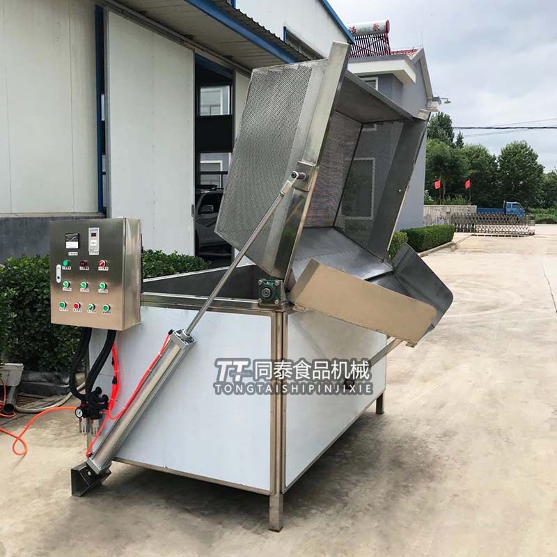 电气两用海参大虾蒸煮锅自动出料漂烫预煮设备