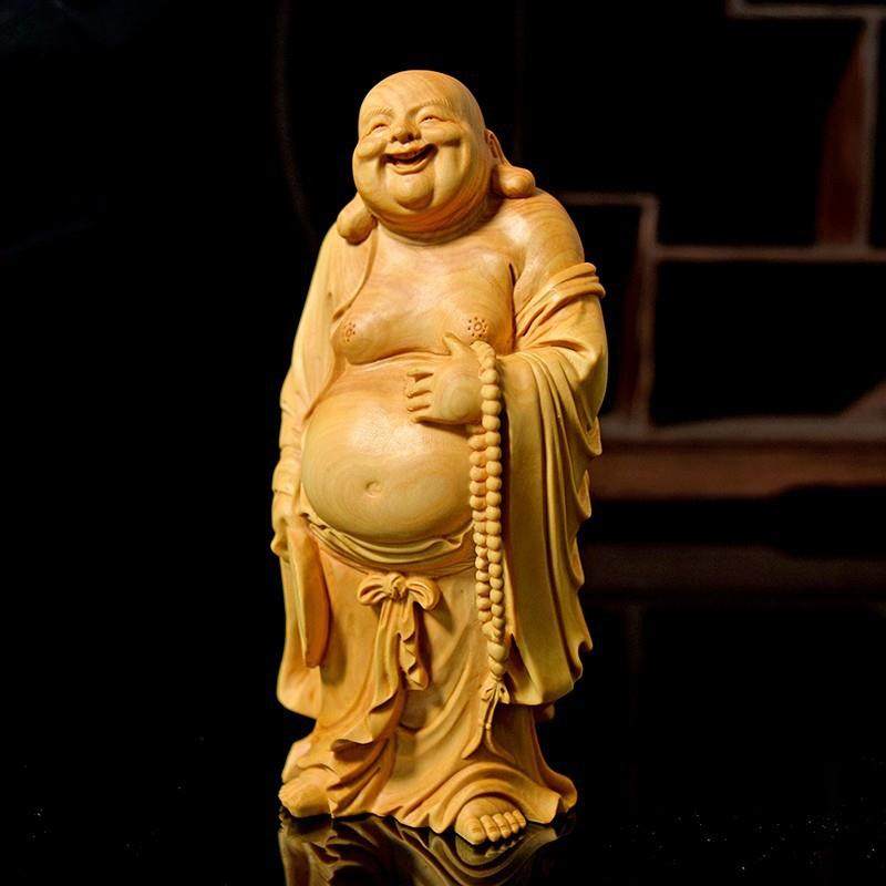 崖柏家居客厅像汽车装饰拿扇弥勒工艺品摆件笑开业送礼把件,纺织面料/辅料/配套,纺织机械配件,淘宝优惠券,粉丝福利购,淘宝优惠卷