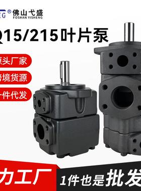 VQ系列VQ15/25/35/45225电动单双联高压定量液压叶片油泵增压泵