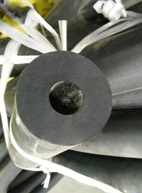 胶工程UDH用橡抽拔棒桥梁橡胶抽管圆拔形成孔黑橡胶色管橡胶抽拔