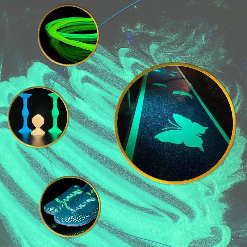 [超粒径]夜夜光粉发高光粉便宜亮光粉油QUW性长效细夜光粉印刷用