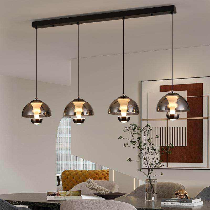 升手扫餐厅吊灯93轻奢高级降感护眼花苞床灯桌头小吊岛台餐玻璃吊,家装灯饰光源,智能吊灯,淘宝优惠券,粉丝福利购,淘宝优惠卷