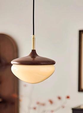 中小吊灯榛子意设计法式奶油风49816创卧室床头灯古具餐厅风吧台