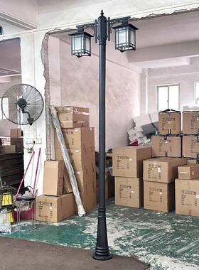 中式风制庭MCL-ZSYZ院灯别园林公园小区程街区景区道墅路双头3米