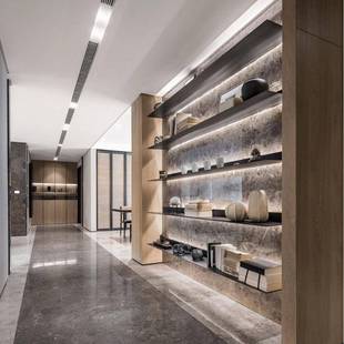 现货足厚4毫实心带灯深2厘LDW406型板置物层架米4m3m铝合金置物架