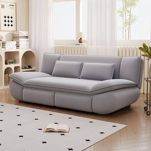 式帆船沙发床牛奶可绒多功能厅折叠可储物两用小940户型客网红意