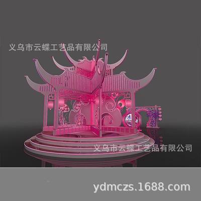 ERO商陈场美陈装饰凤竹清韵dp点美陈美陈场景布陈置布堆头美国潮