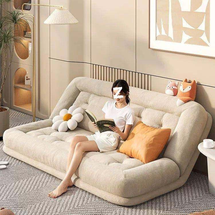 人类狗窝懒人沙发可躺可睡榻榻米双人卧室网红大型可折叠沙发床,纺织面料/辅料/配套,纺织机械配件,淘宝优惠券,粉丝福利购,淘宝优惠卷