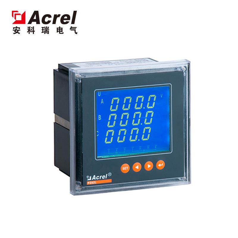 供应安科瑞PZ96L-AV液晶显示电压表