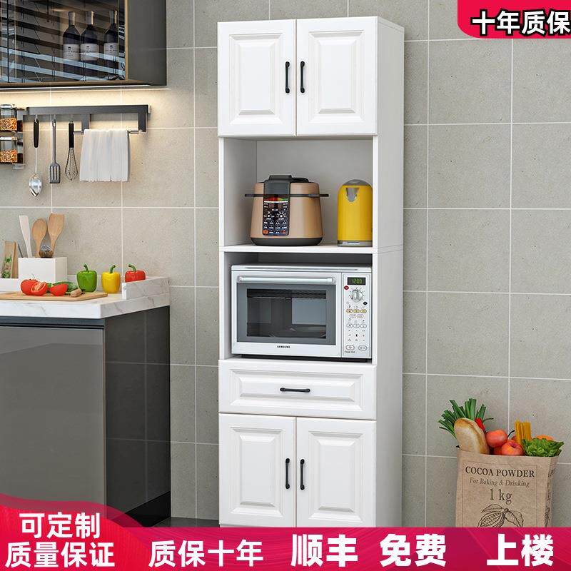 嵌入式烤箱柜靠墙大型餐边柜储物柜烤箱微波炉客餐厨房柜子碗柜
