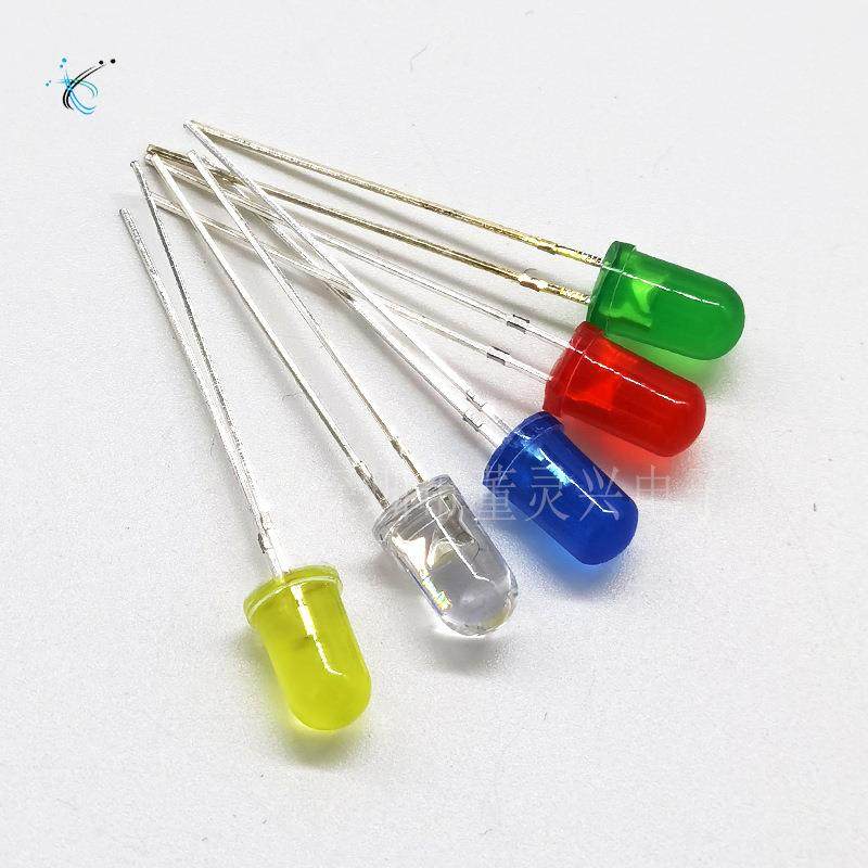 直插式LED灯珠F5/5mm发光二极管红灯红发红绿发绿黄灯白光,纺织面料/辅料/配套,纺织机械配件,淘宝优惠券,粉丝福利购,淘宝优惠卷