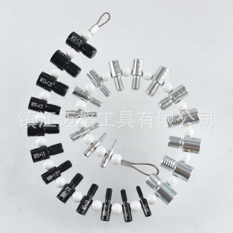 6P2C圆无品牌/头款丝螺母螺纹通止规螺纹检测器公制美制45螺#钢