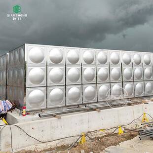 厂供应地304不锈钢储水箱方形85076合式消防水箱家组生活用理式水