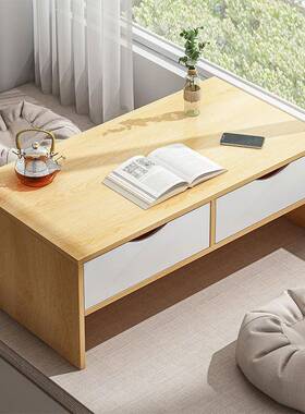 飘米窗小桌地桌小b021-1茶几卧室台坐地矮桌子炕桌窗台阳桌日式榻